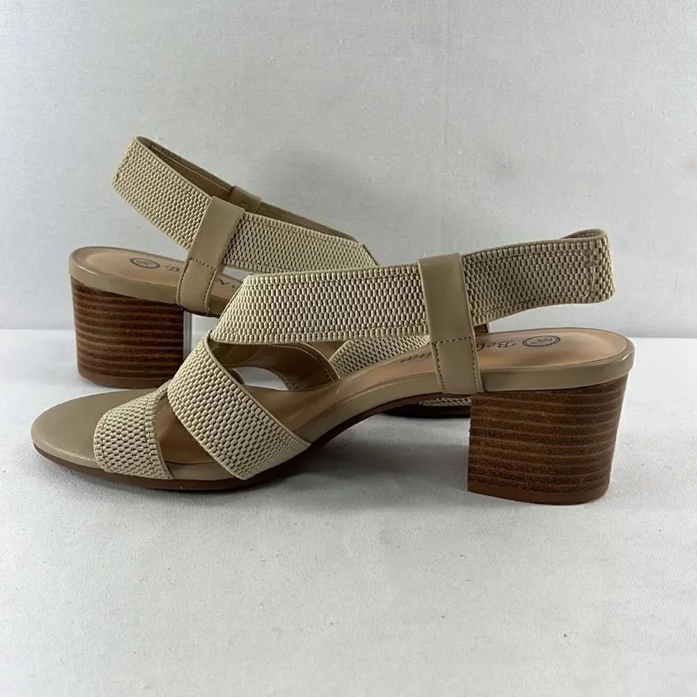 Bella Vita Jodi Stretch Sandals Natural size 10 M - Picture 3 of 8